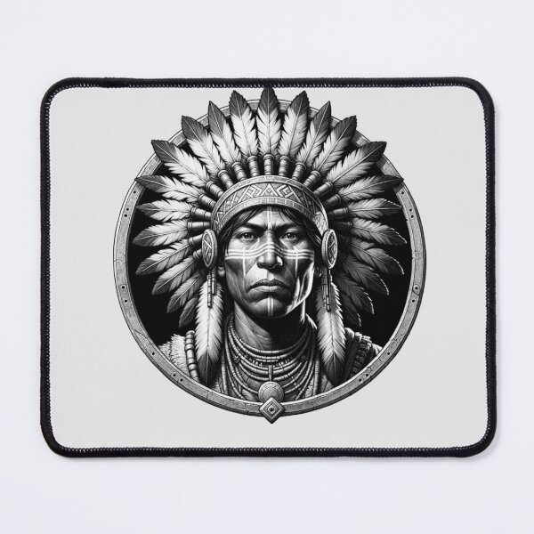 Item preview, Apocalyptic Survivors: Native American Warriors Design designed and sold by LATINOERRANTES.