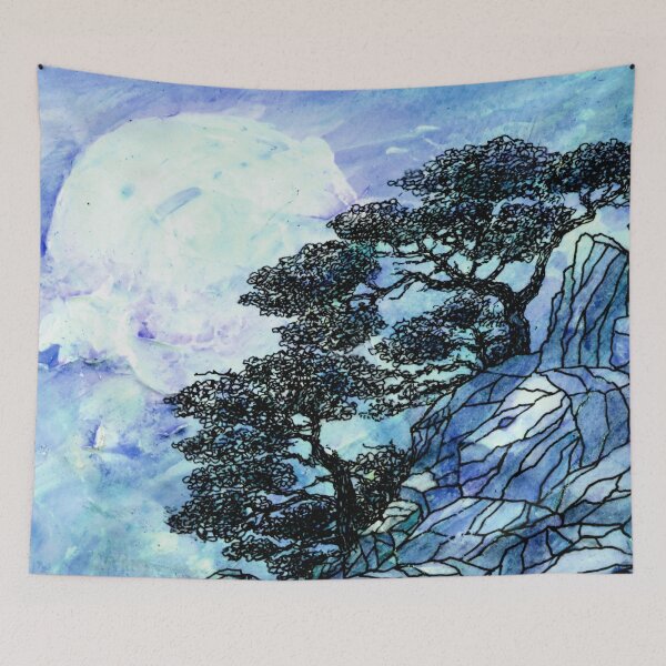 Item preview, moon amongst  the strong, blue designed and sold by Gerardo Segismundo.