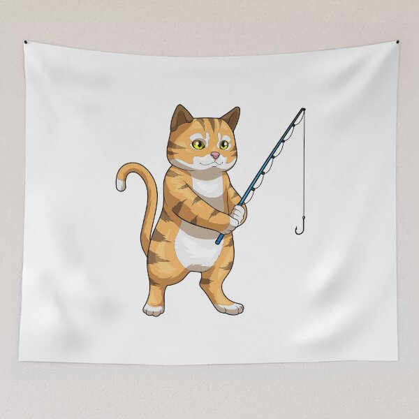 Item preview, Cat Fisher Fishing rod Fishing designed and sold by Snabdesign84.