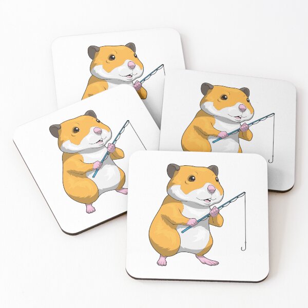Item preview, Hamster Fisher Fishing rod Fishing designed and sold by Snabdesign84.
