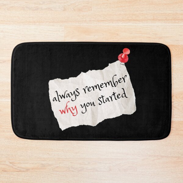 Item preview, Always Remember Why You Started Positive Affirmations designed and sold by MateZone.