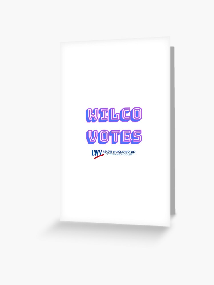 Thumbnail 1 of 2, Greeting Card, Wilco Votes designed and sold by Lwvwilco.
