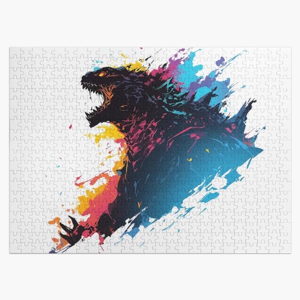 ゴジラ　ジグソーパズル　GODZILLA JIGSAW PUZZULE Amazon.com: Super7 Godzilla King of Monsters Puzzle