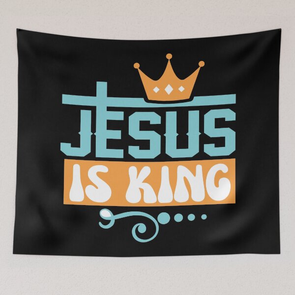 Item preview, JESUS IS KING designed and sold by FAITHandPEACE.