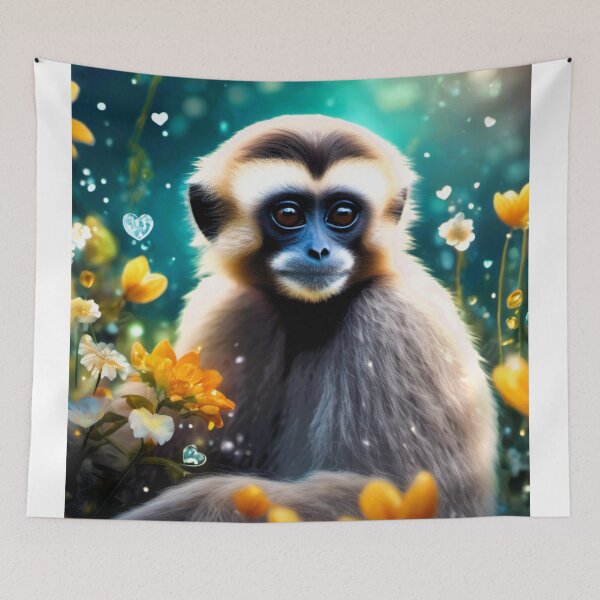 Item preview, Young Gibbon Monkey designed and sold by janjacbu.