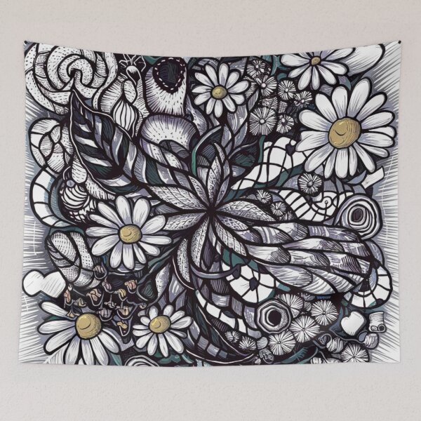 Item preview, Zentangle Daisy Doodle designed and sold by MyTshirtArt.