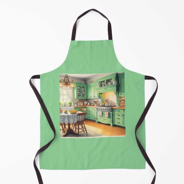 Item preview, Bright and Sunny - Green Southern Kitchen designed and sold by AmberRoseWrites.