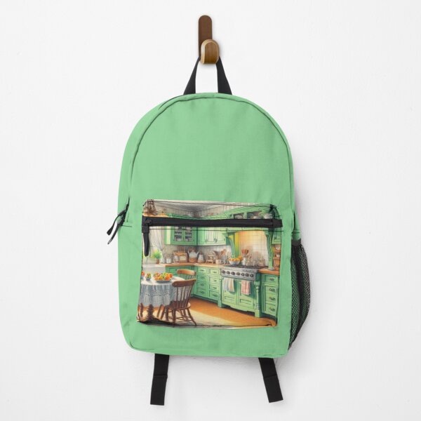 Item preview, Bright and Sunny - Green Southern Kitchen designed and sold by AmberRoseWrites.