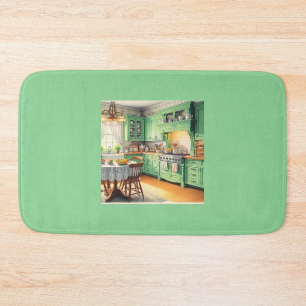 Item preview, Bright and Sunny - Green Southern Kitchen designed and sold by AmberRoseWrites.