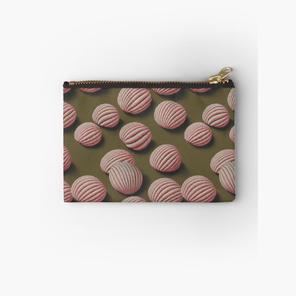 Item preview, Pink Conchas on Green: Abstract Conchas on Olive Green Backdrop designed and sold by high-noon-moon.