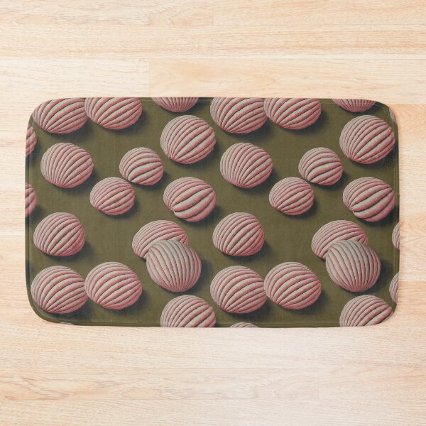 Item preview, Pink Conchas on Green: Abstract Conchas on Olive Green Backdrop designed and sold by high-noon-moon.