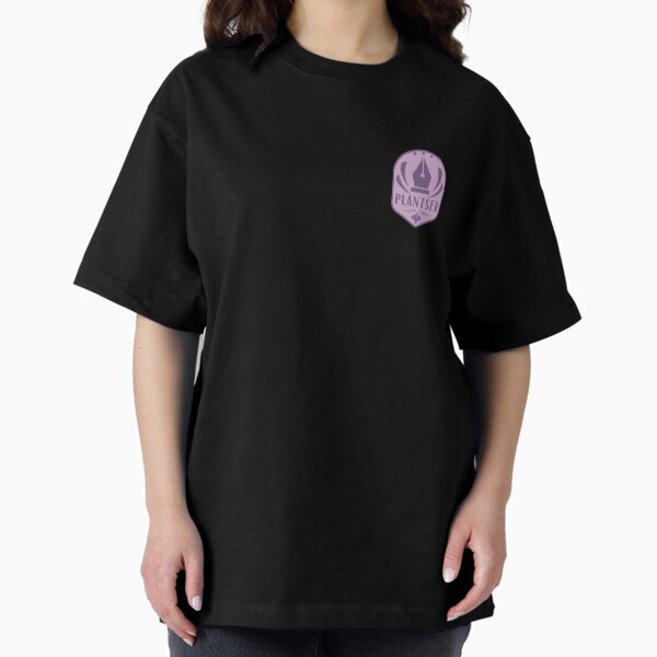 Plantser Badge - Lavender Oversized T-Shirt