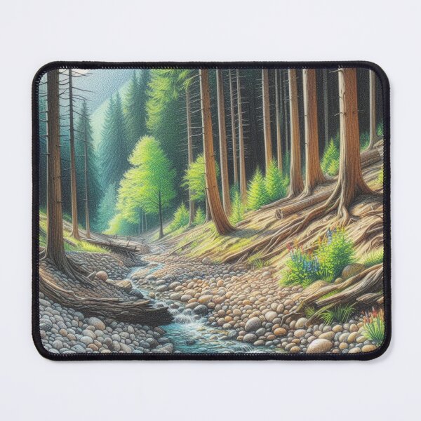 Item preview, Wildness Ravine - Trees and a Stream designed and sold by AmberRoseWrites.