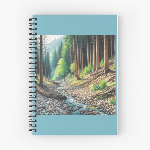 Item preview, Wildness Ravine  - Trees and a Stream designed and sold by AmberRoseWrites.