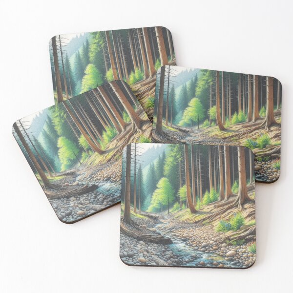 Item preview, Wildness Ravine  - Trees and a Stream designed and sold by AmberRoseWrites.