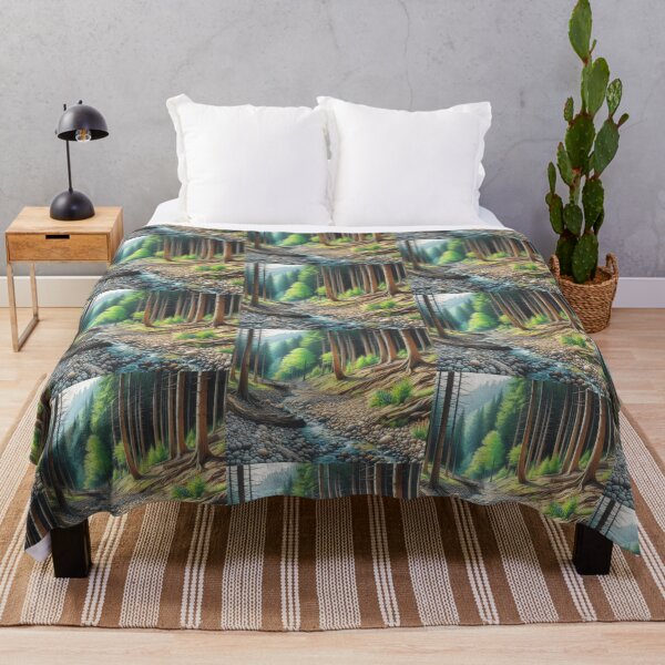 Item preview, Wildness Ravine  - Trees and a Stream designed and sold by AmberRoseWrites.