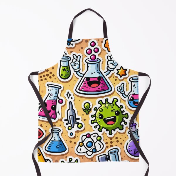 Item preview, Happy Science - Chemistry Fun Comic Sticker designed and sold by Molecularmerch.
