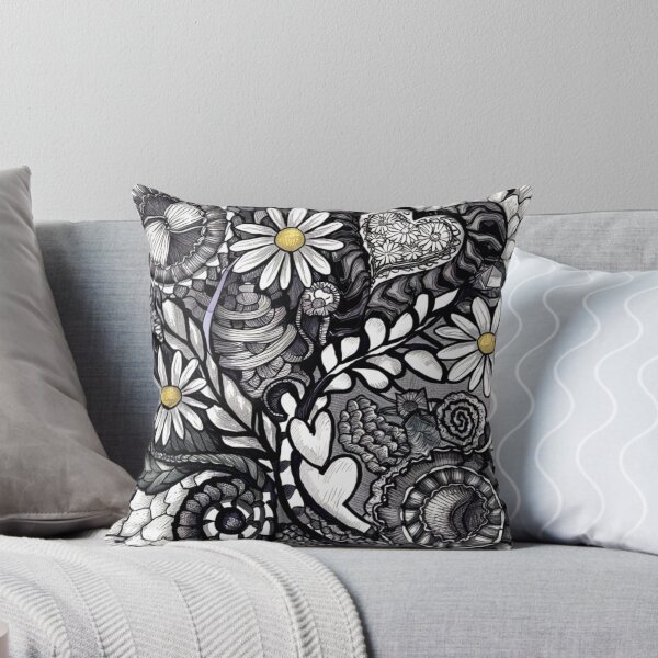 Item preview, Zentangle Daisy Doodle designed and sold by MyTshirtArt.
