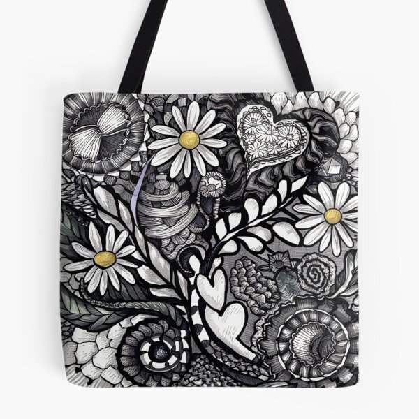 Item preview, Zentangle Daisy Doodle designed and sold by MyTshirtArt.