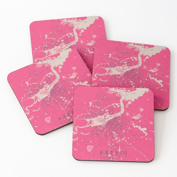 Item preview, Harbin City Map of Heilongjiang, China - Blossom designed and sold by deMAP.