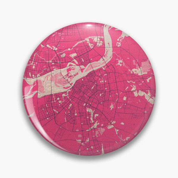 Item preview, Harbin City Map of Heilongjiang, China - Blossom designed and sold by deMAP.