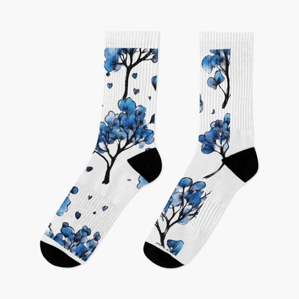 Item preview,  Blossoms & Blooms Blue designed and sold by Blink Art Studio.