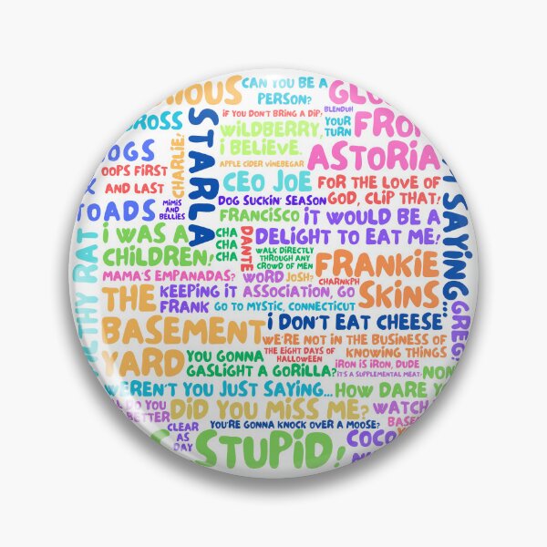 Item preview, The Basement Yard Podcast - Funky Quotes Multicolor - Updated designed and sold by hannahcreid.