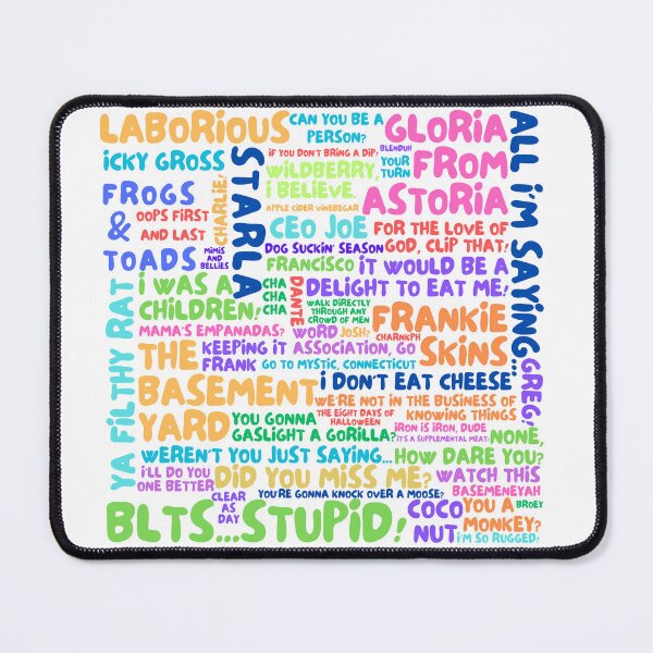 Item preview, The Basement Yard Podcast - Funky Quotes Multicolor - Updated designed and sold by hannahcreid.