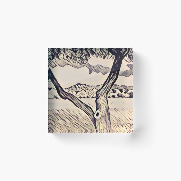 Item preview, Ghost Ranch Tree designed and sold by oh-bi-me.