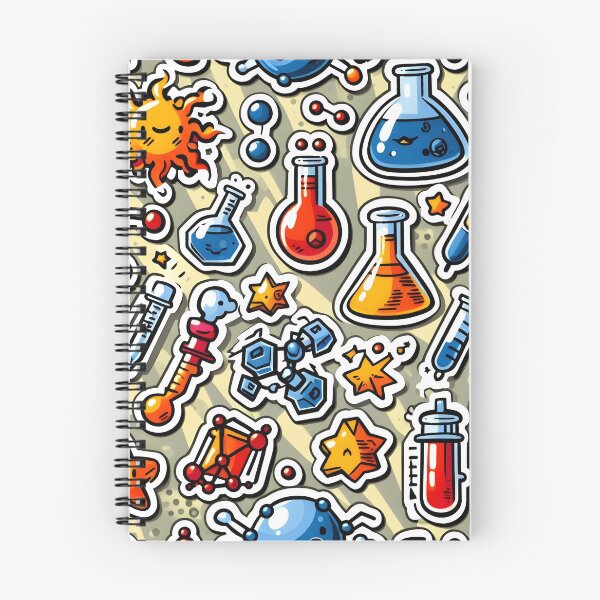 Item preview, Happy Science - Chemistry Fun Comic Sticker designed and sold by Molecularmerch.