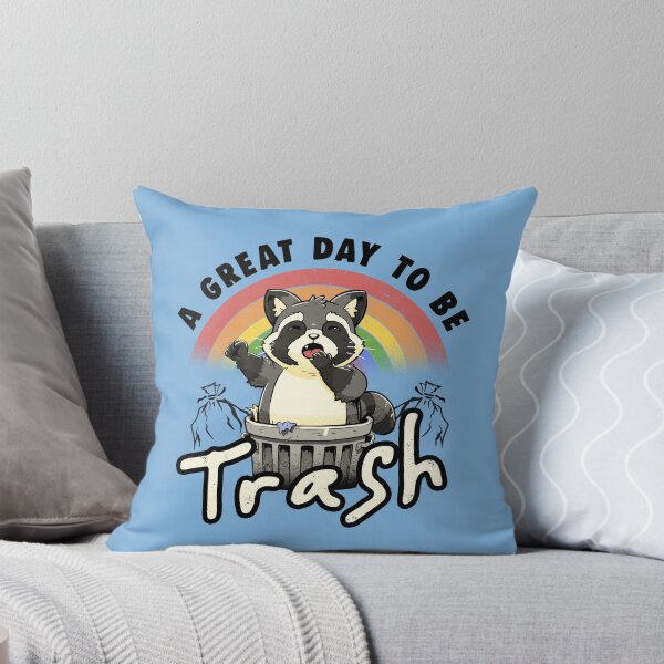 Item preview, A Great Day To Be Trash - Funny Cute Lazy Raccoon Gift designed and sold by koalateess.