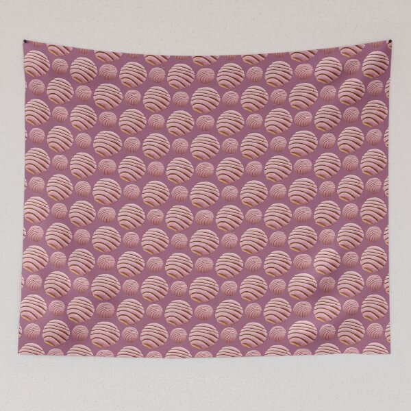 Item preview, Pink Conchas on Parade: Abstract Conchas on Pink Backdrop designed and sold by high-noon-moon.
