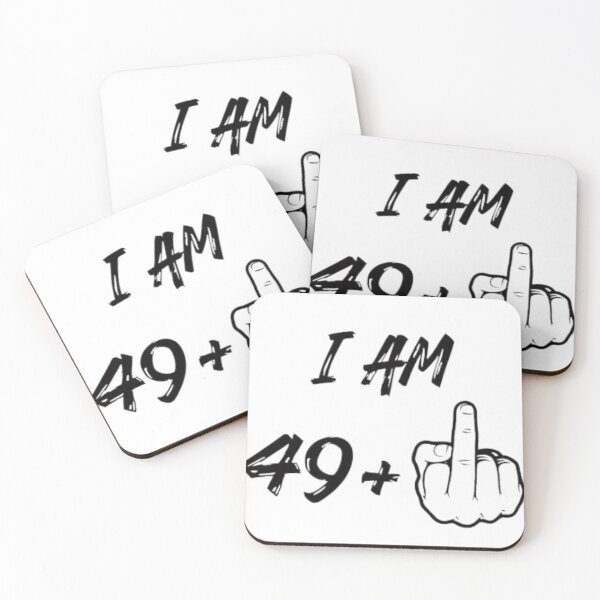 Item preview, I Am 49 Plus Middle Finger designed and sold by Twistedpairs.