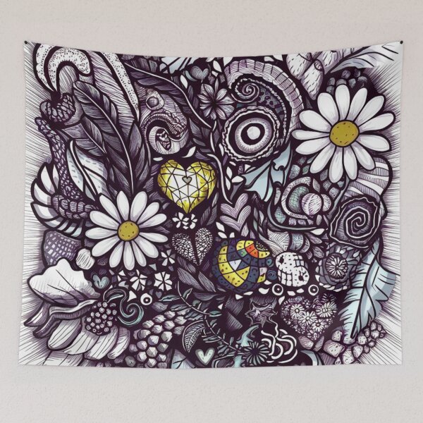 Item preview, Zentangle Daisy Doodle designed and sold by MyTshirtArt.