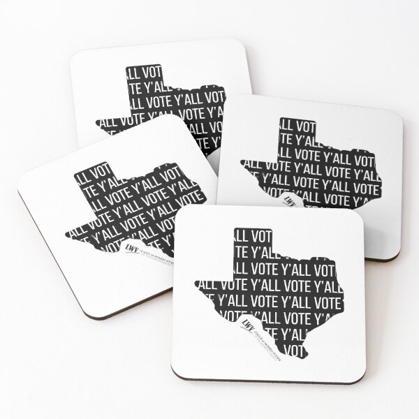 Item preview, Vote Y'all Texas shape designed and sold by Lwvwilco.