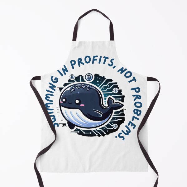 Item preview, Swimming in profits, not problems. Crypto whale designed and sold by Mechanical-Artt.