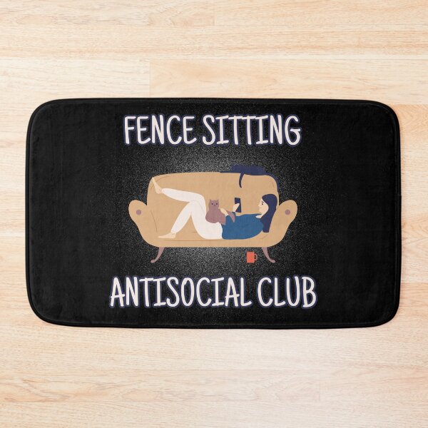Item preview, Fence Sitting Antisocial Club designed and sold by Pine-Shop.