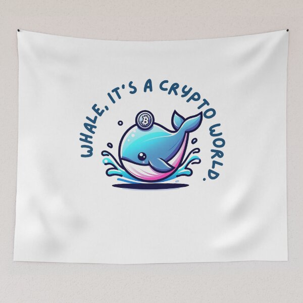 Item preview, Whale, it's a crypto world. designed and sold by Mechanical-Artt.
