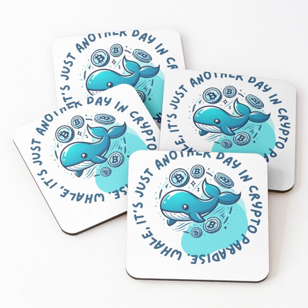 Item preview, Whale, it's just another day in crypto paradise. designed and sold by Mechanical-Artt.