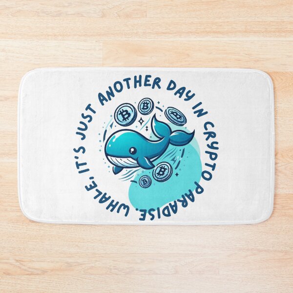 Item preview, Whale, it's just another day in crypto paradise. designed and sold by Mechanical-Artt.