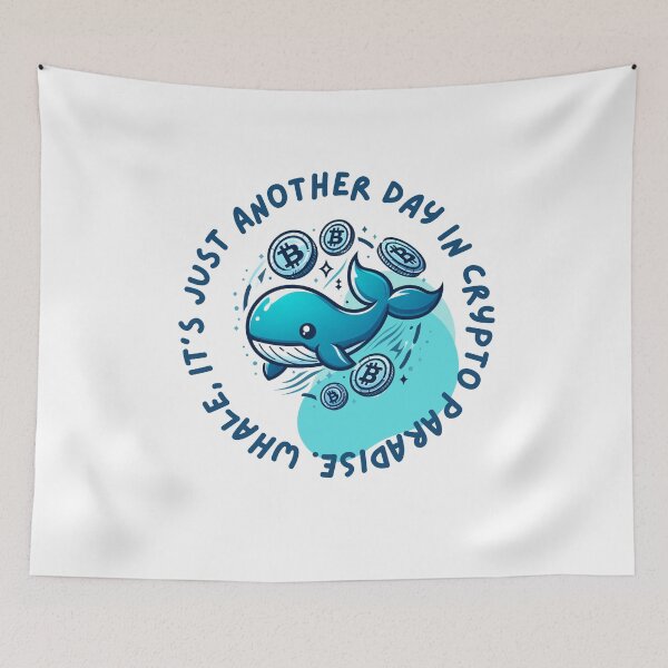 Item preview, Whale, it's just another day in crypto paradise. designed and sold by Mechanical-Artt.