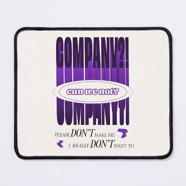 Item preview, Company?! (purple) | Cerulean Creative designed and sold by Cerulean Creative.