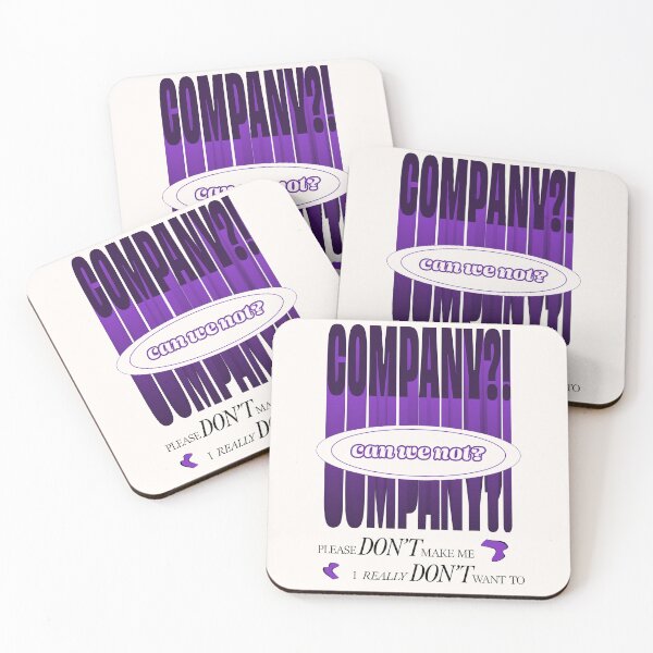 Item preview, Company?! (purple) | Cerulean Creative designed and sold by Cerulean Creative.