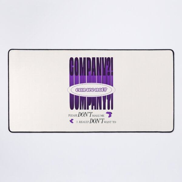 Item preview, Company?! (purple) | Cerulean Creative designed and sold by Cerulean Creative.