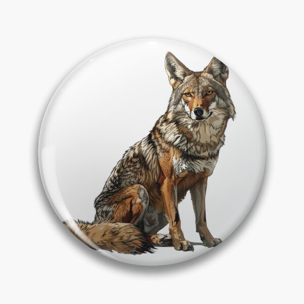Item preview, Majestic Coyote in Natural Stance designed and sold by NatureSyllabus.