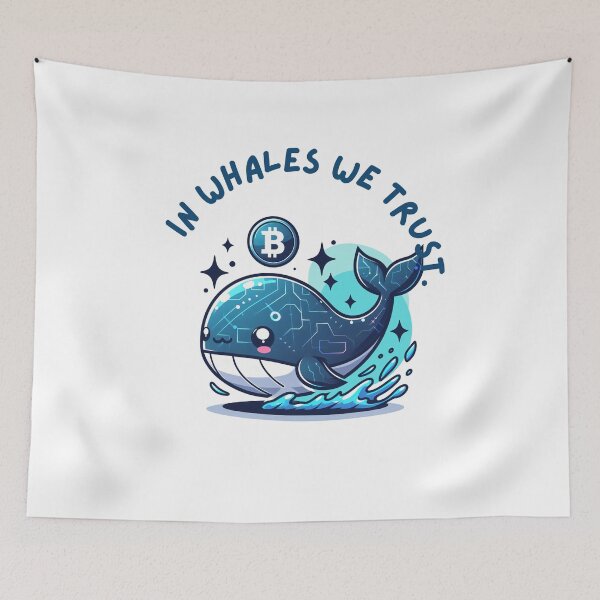 Item preview, In whales we trust. designed and sold by Mechanical-Artt.