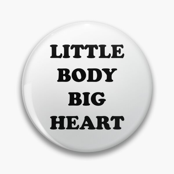 Item preview, little body big heart designed and sold by wordswithfonts.
