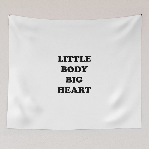Item preview, little body big heart designed and sold by wordswithfonts.