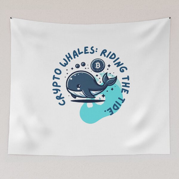 Item preview, Crypto whales: riding the tide. designed and sold by Mechanical-Artt.