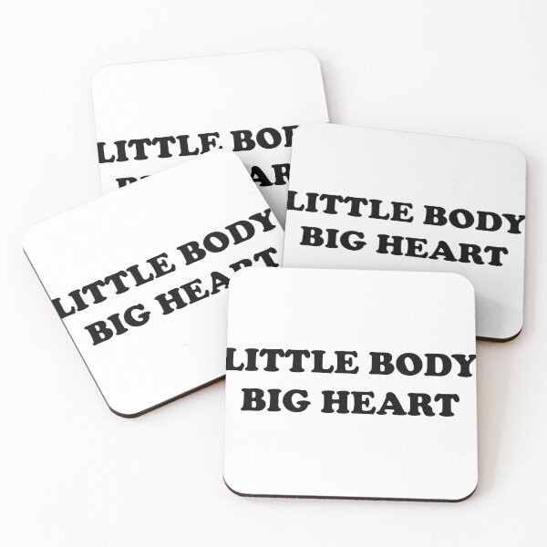 Item preview, little body big heart designed and sold by wordswithfonts.